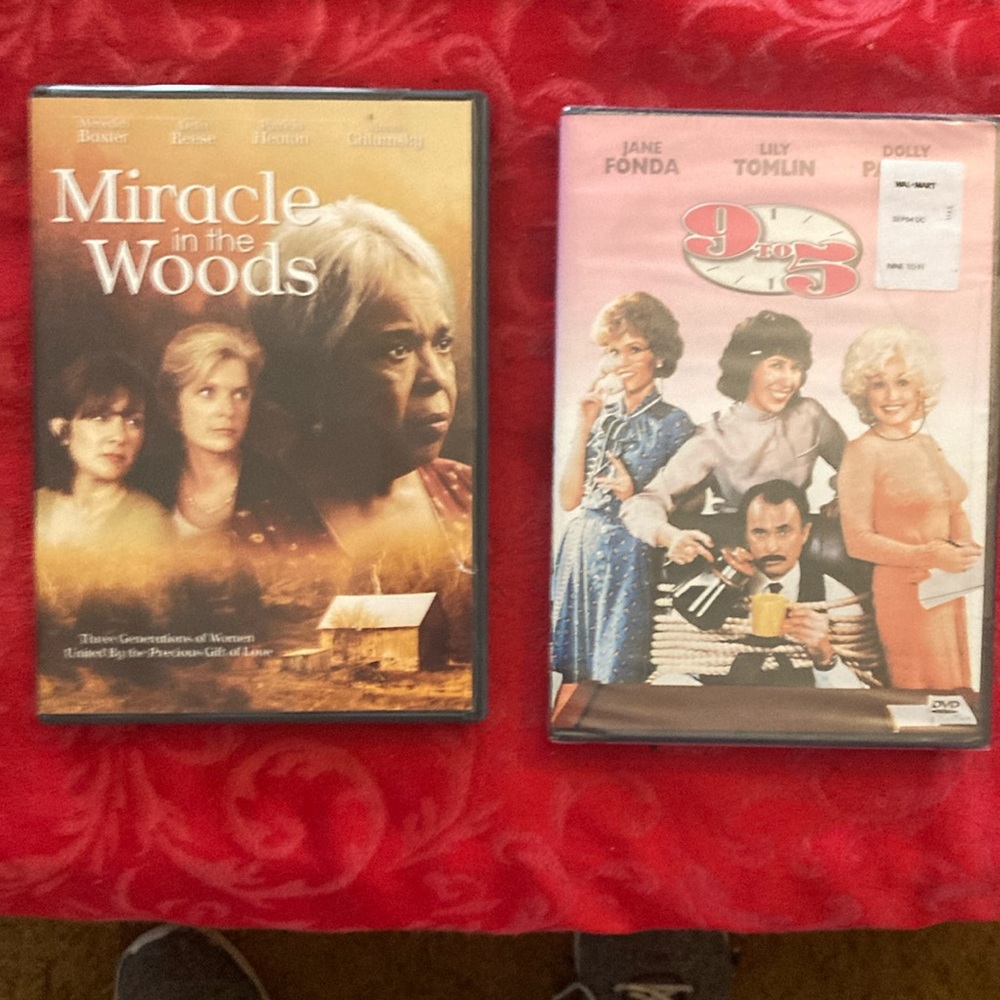 2 DVD’s - Miracl in the Woods and 9 To 5
